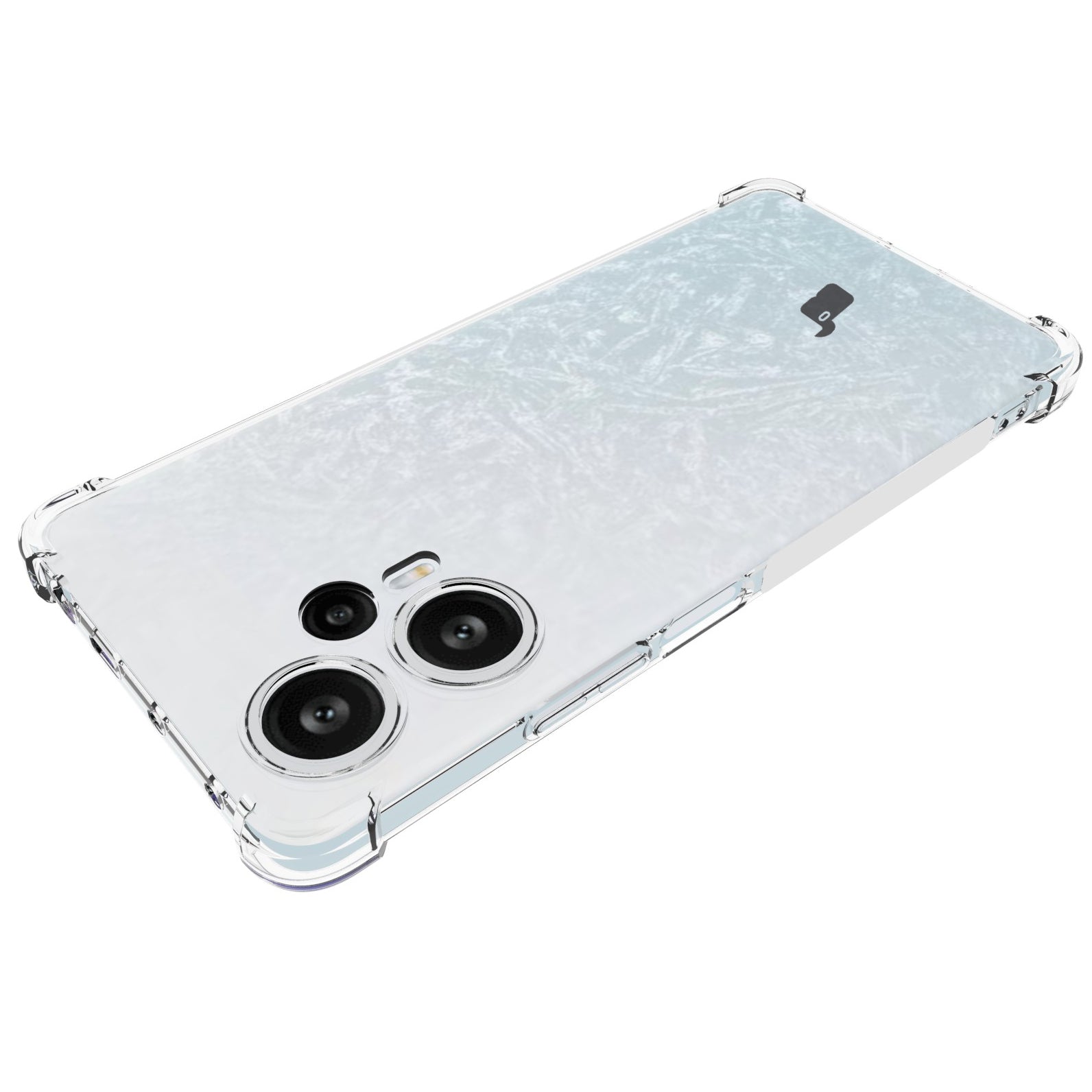Flexible Schutzhülle für Xiaomi Pocophone F5, Bizon Case Salpa, Transparent
