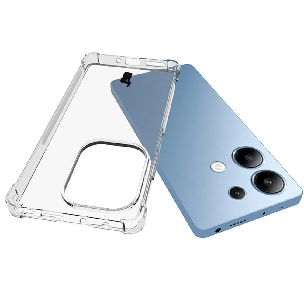 Flexible Schutzhülle für Xiaomi Pocophone M6 Pro 4G / Xiaomi Redmi Note 13 Pro 4G, Bizon Case Salpa, Transparent