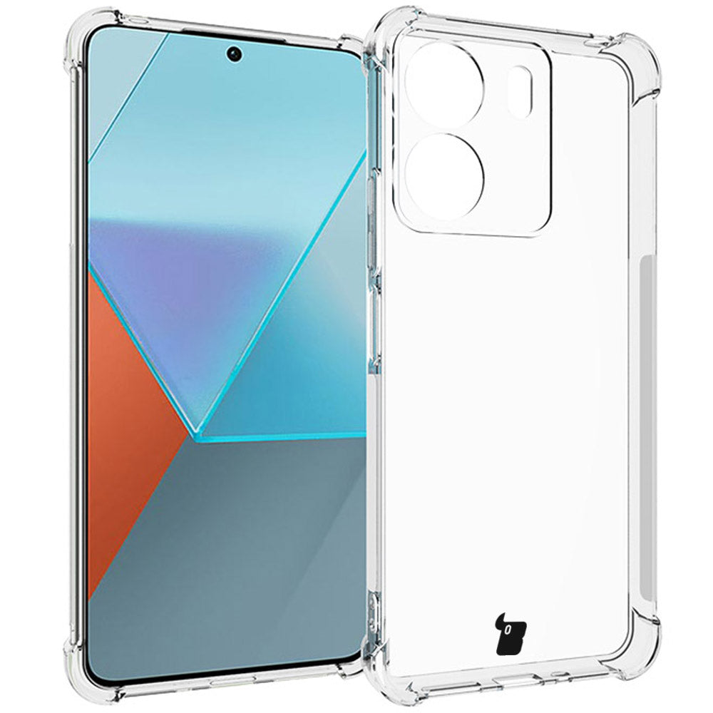 Flexible Schutzhülle für Xiaomi Redmi 13C / Xiaomi Pocophone C65, Bizon Case Salpa, Transparent