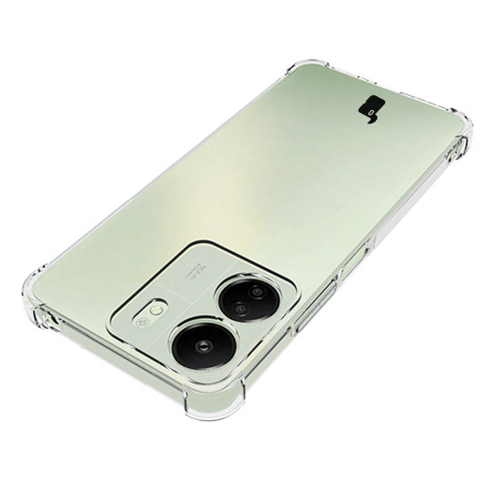 Flexible Schutzhülle für Xiaomi Redmi 13C / Xiaomi Pocophone C65, Bizon Case Salpa, Transparent