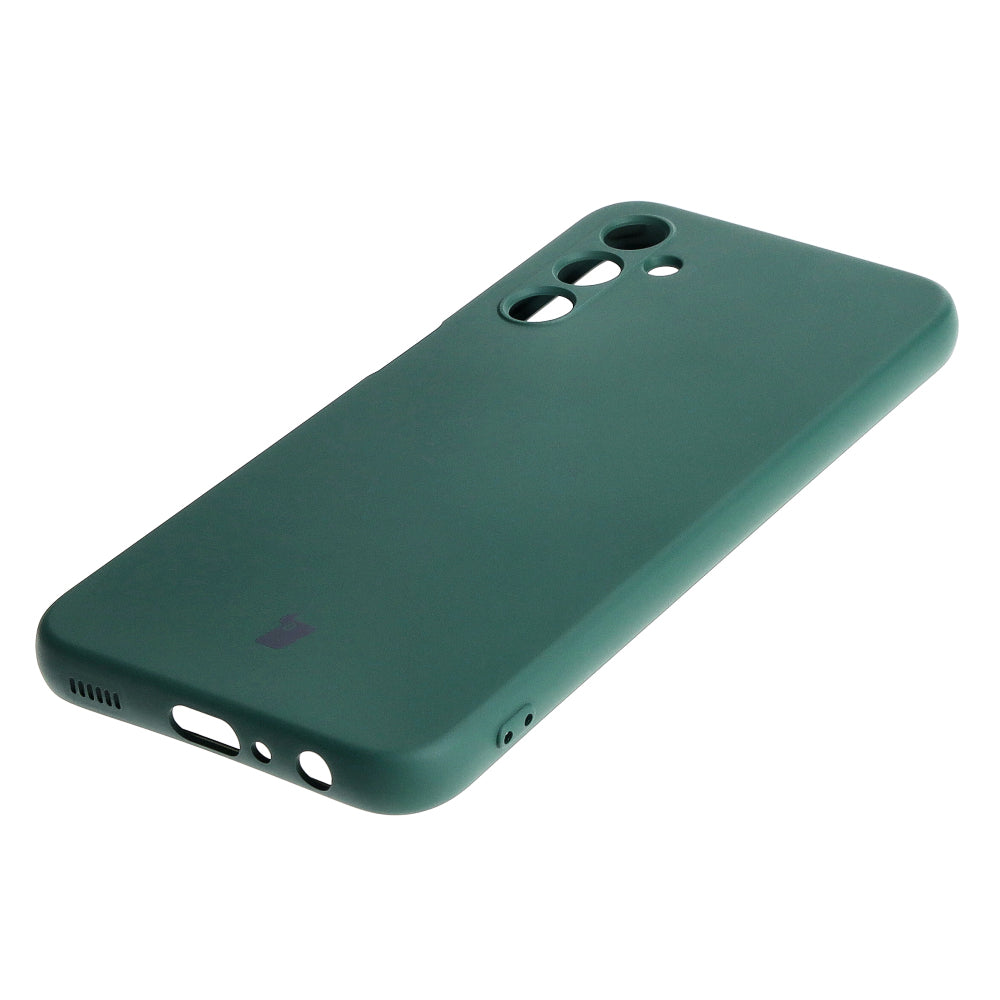 Schutzhülle Bizon Case Silicone für Galaxy A24 4G, Dunkelgrün