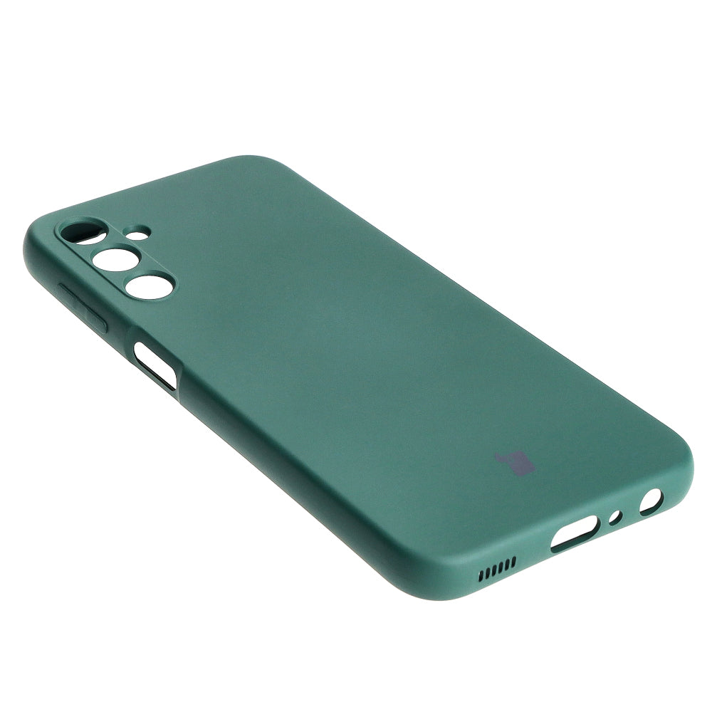 Schutzhülle Bizon Case Silicone für Galaxy A24 4G, Dunkelgrün