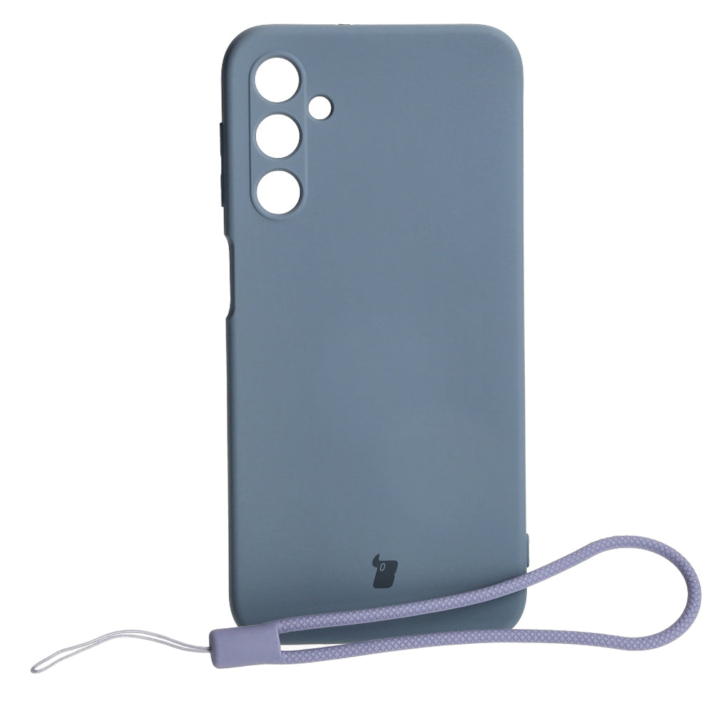 Schutzhülle Bizon Case Silicone für Galaxy A24 4G, Grau