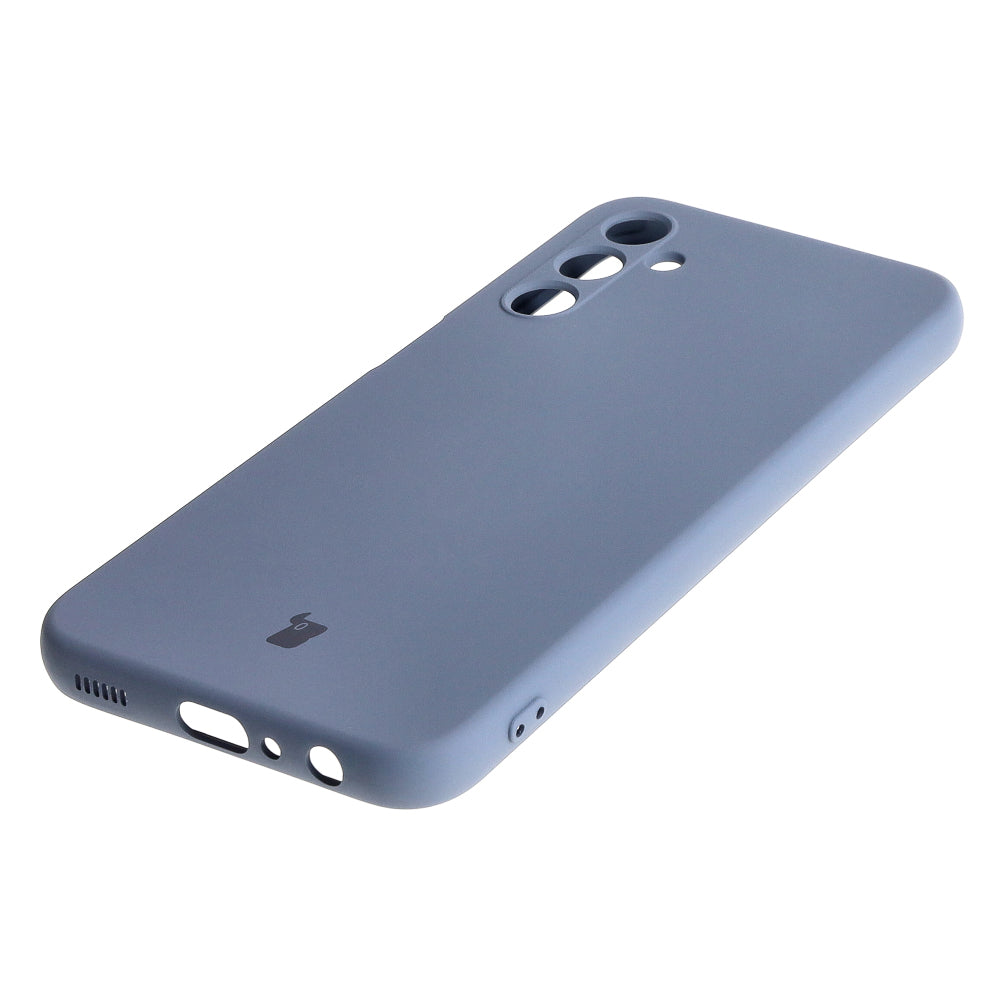Schutzhülle Bizon Case Silicone für Galaxy A24 4G, Grau