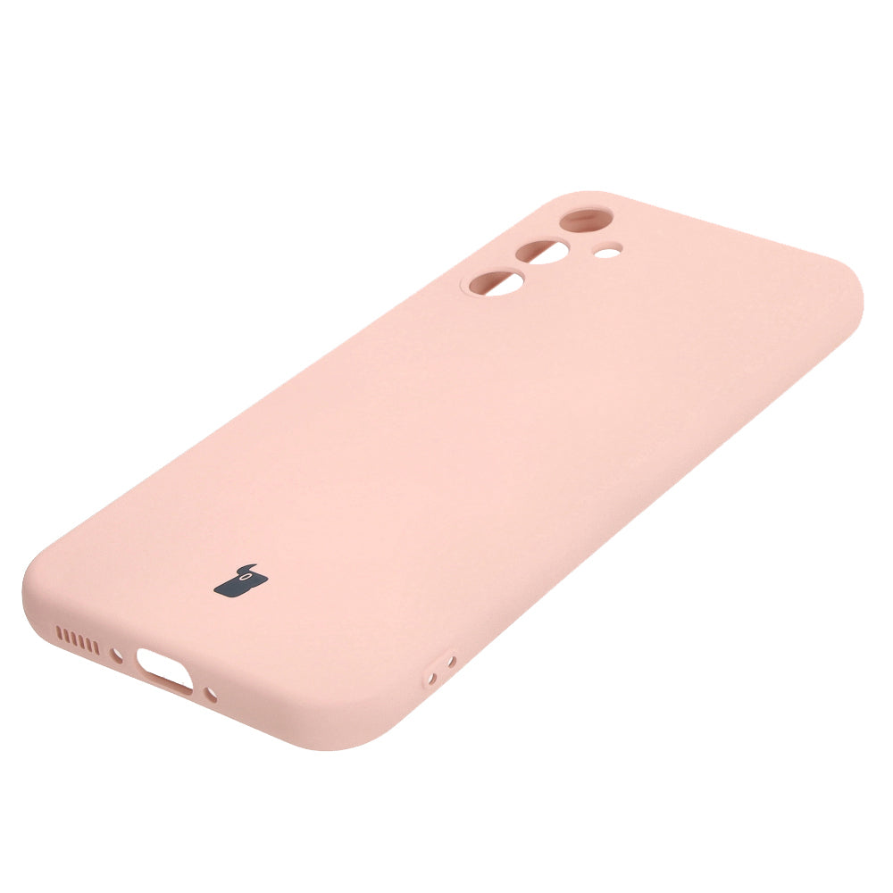 Schutzhülle Bizon Case Silicone für Galaxy A34 5G, Hellrosa