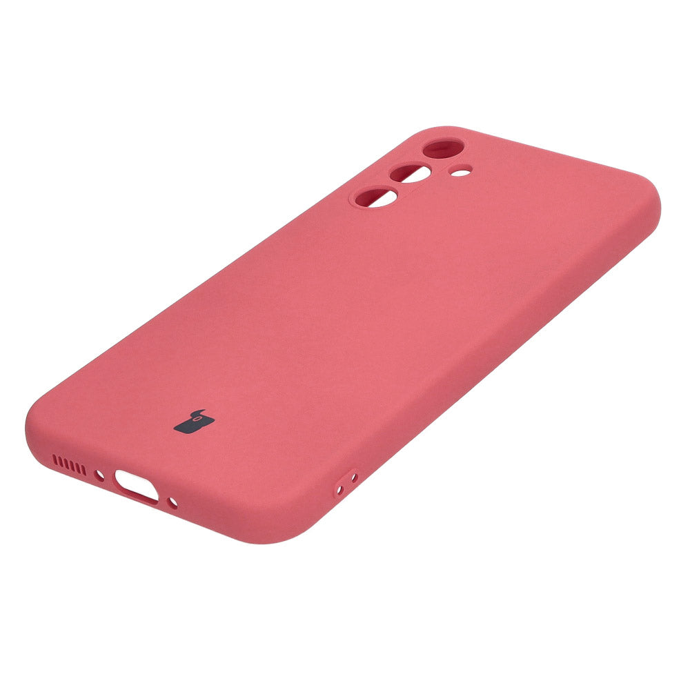 Schutzhülle Bizon Case Silicone für Galaxy A34 5G, Dunkelrosa