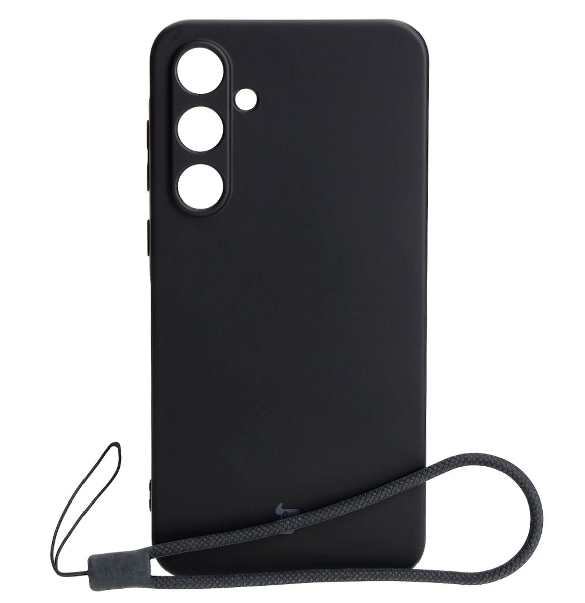 Schutzhülle für Galaxy A55 5G, Bizon Case Silicone, Schwarz