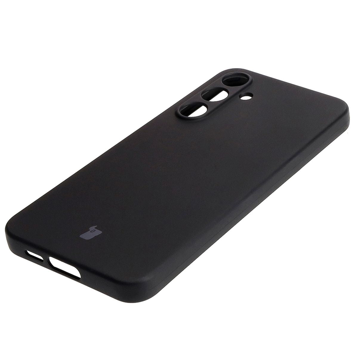 Schutzhülle für Galaxy A55 5G, Bizon Case Silicone, Schwarz