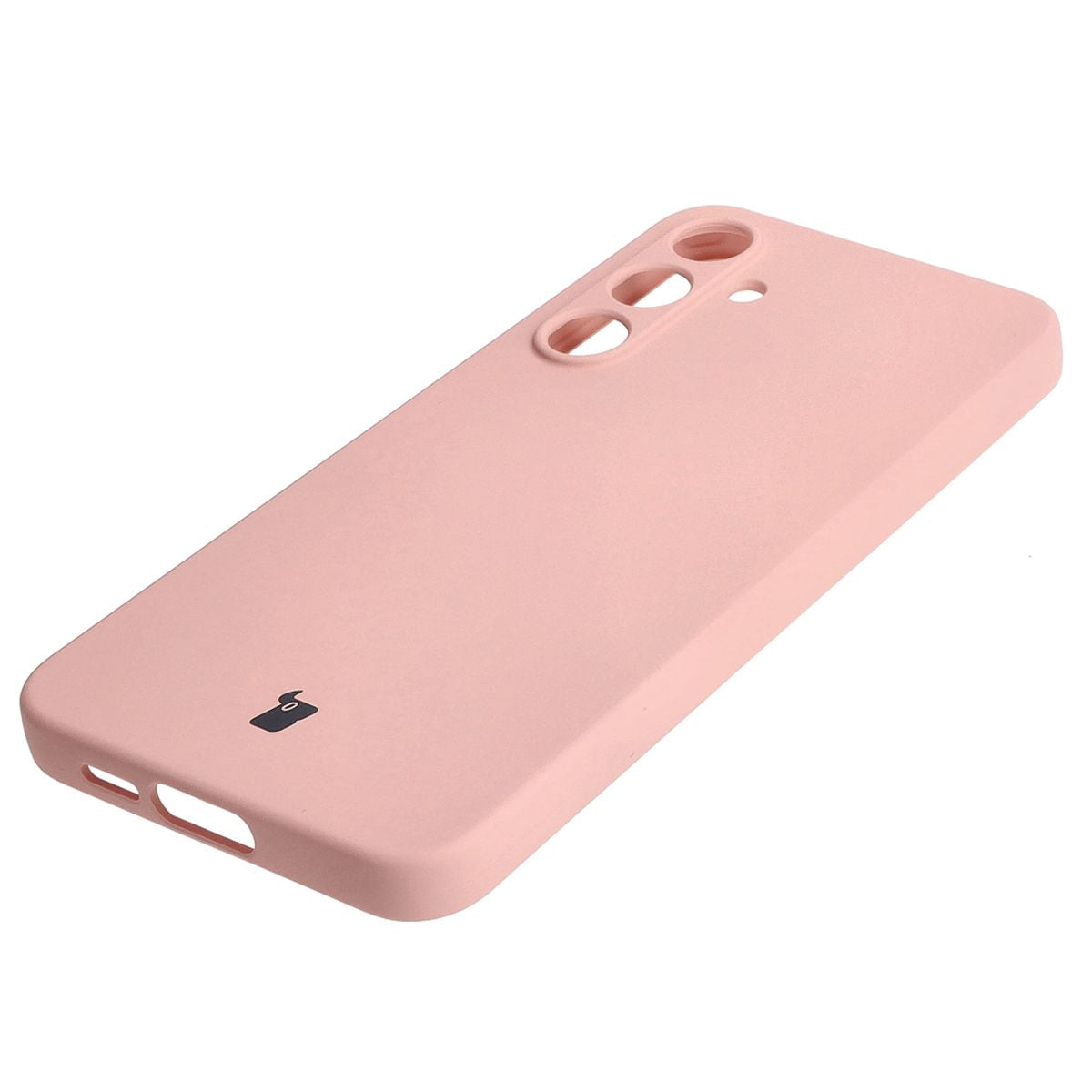 Schutzhülle für Galaxy A55 5G, Bizon Case Silicone, Hellrosa