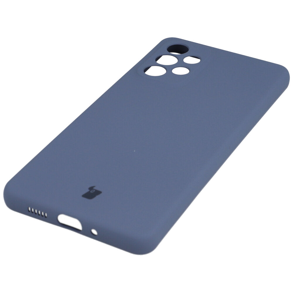 Schutzhülle Bizon Case Silicone für Galaxy A73 5G, Grau