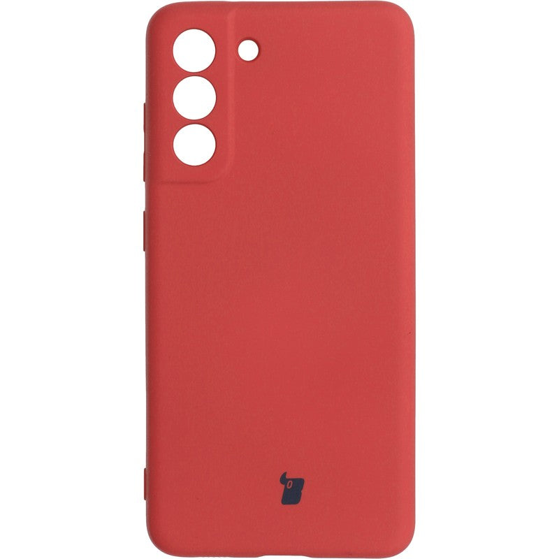 Schutzhülle Bizon Case Silicone für Galaxy S21 FE, Dunkelrosa