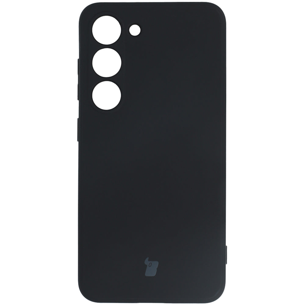 Schutzhülle Bizon Case Silicone Sq für Galaxy S23, Schwarz