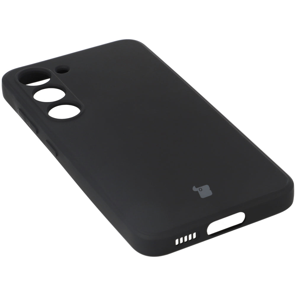 Schutzhülle Bizon Case Silicone Sq für Galaxy S23, Schwarz