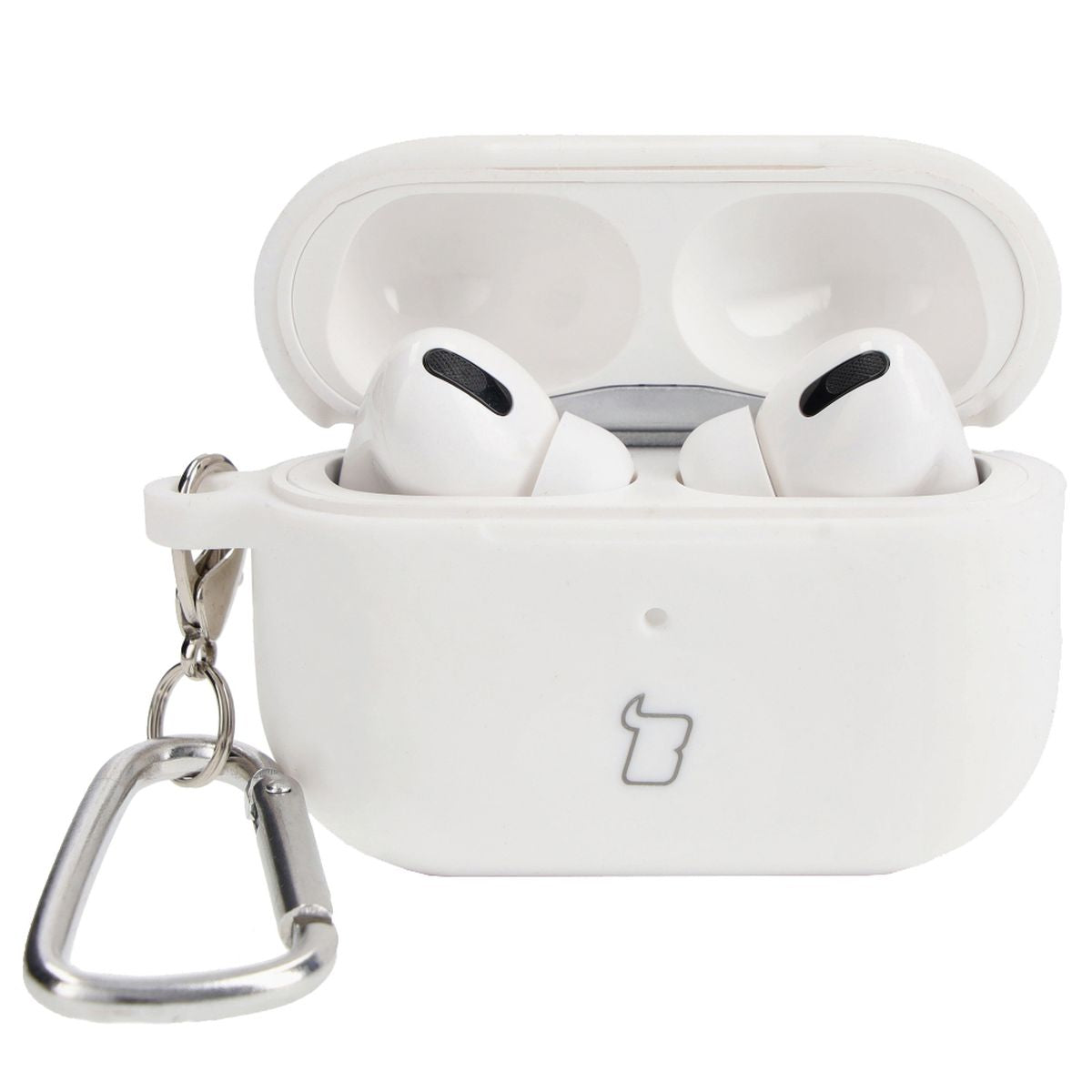 Schutzhülle für AirPods Pro 2, Bizon Case Headphone Silicone, Weiß