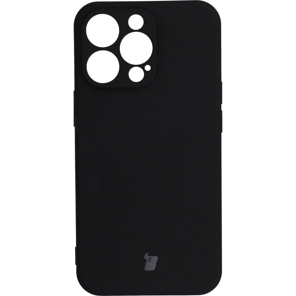 Schutzhülle Bizon Case Silicone für iPhone 13 Pro, Schwarz