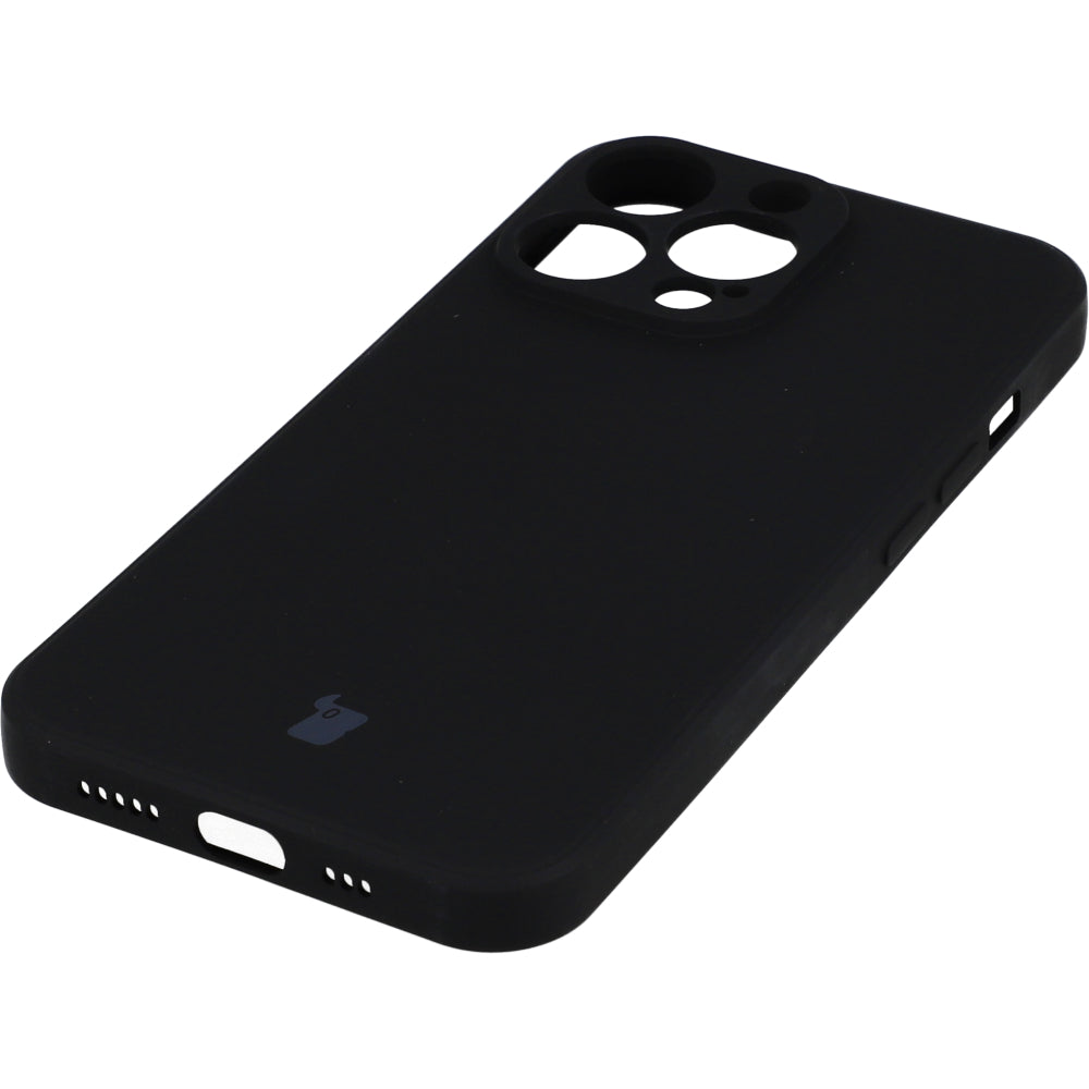 Schutzhülle Bizon Case Silicone für iPhone 13 Pro, Schwarz