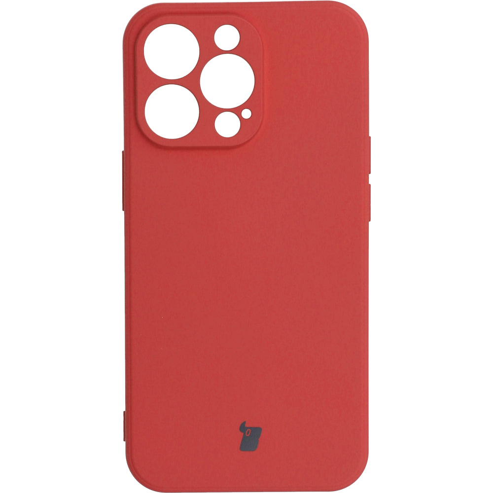 Schutzhülle Bizon Case Silicone für iPhone 13 Pro, Dunkelrosa