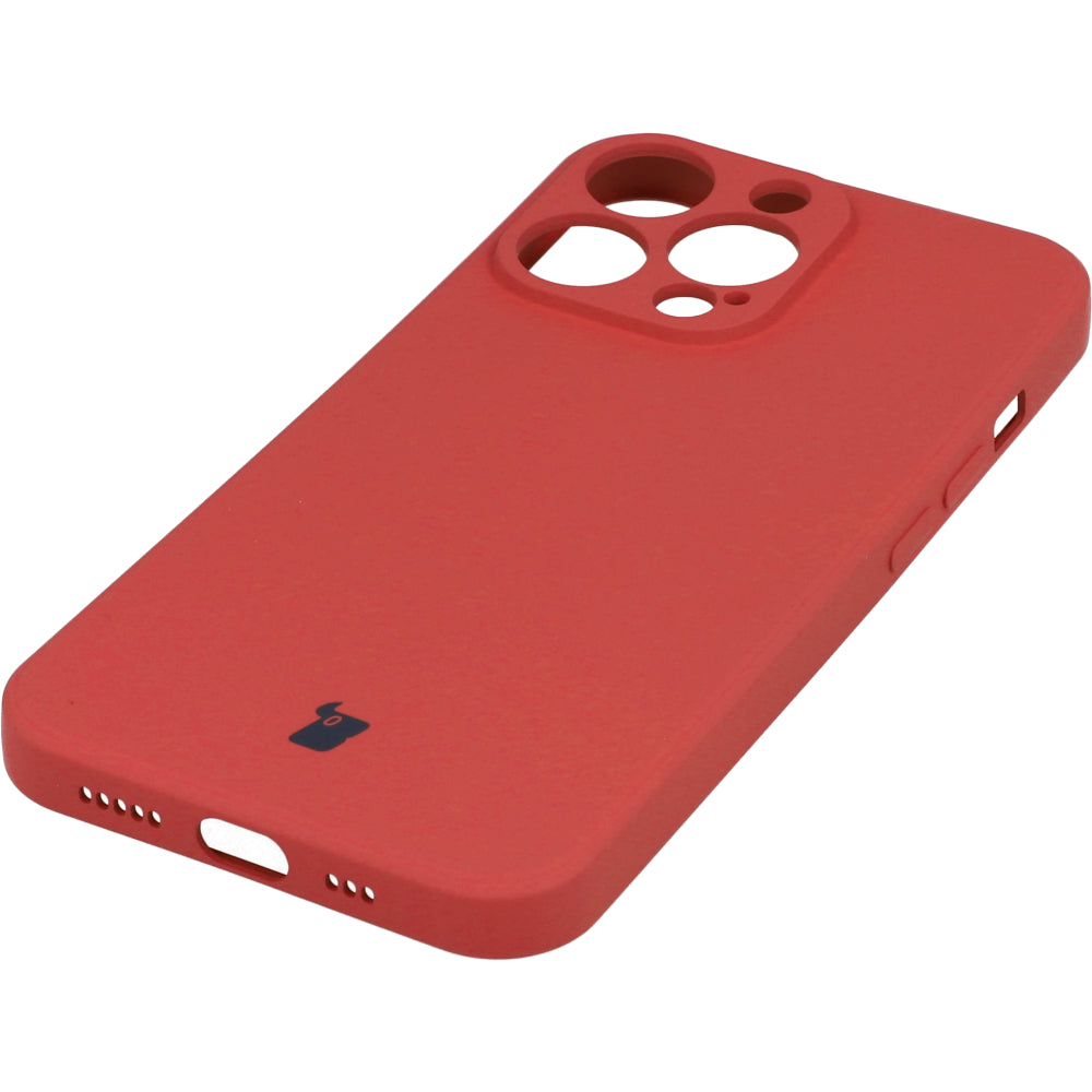 Schutzhülle Bizon Case Silicone für iPhone 13 Pro, Dunkelrosa