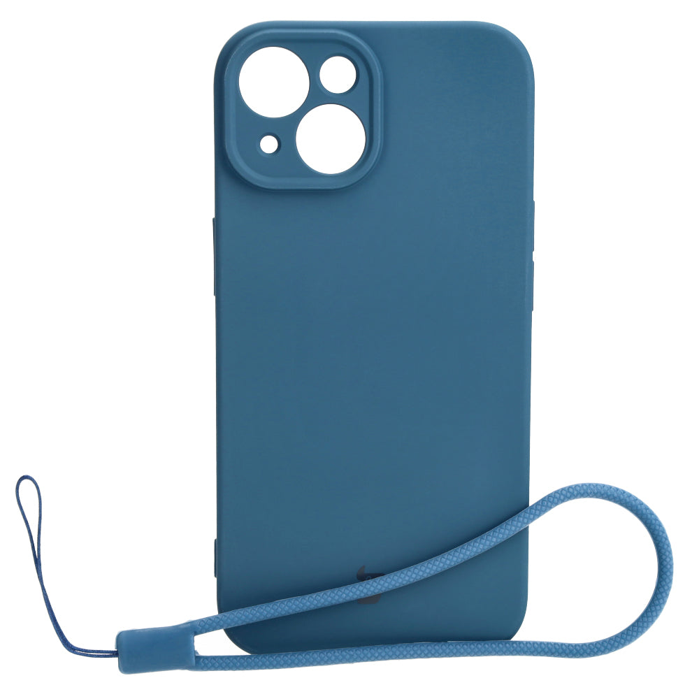 Schutzhülle Bizon Case Silicone für iPhone 15, Dunkelblau
