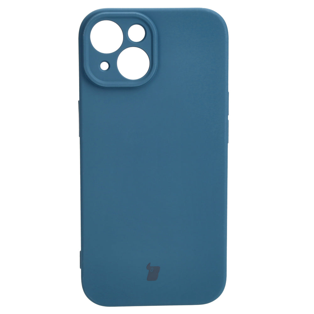 Schutzhülle Bizon Case Silicone für iPhone 15, Dunkelblau