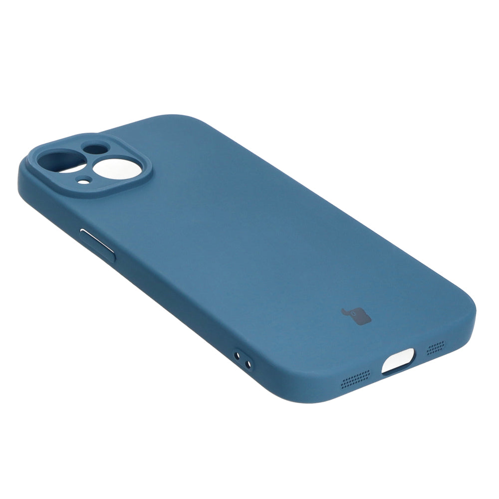 Schutzhülle Bizon Case Silicone für iPhone 15, Dunkelblau