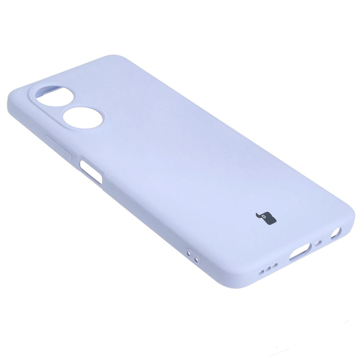 Schutzhülle für Oppo A58 4G, Bizon Case Silicone, Hellviolett