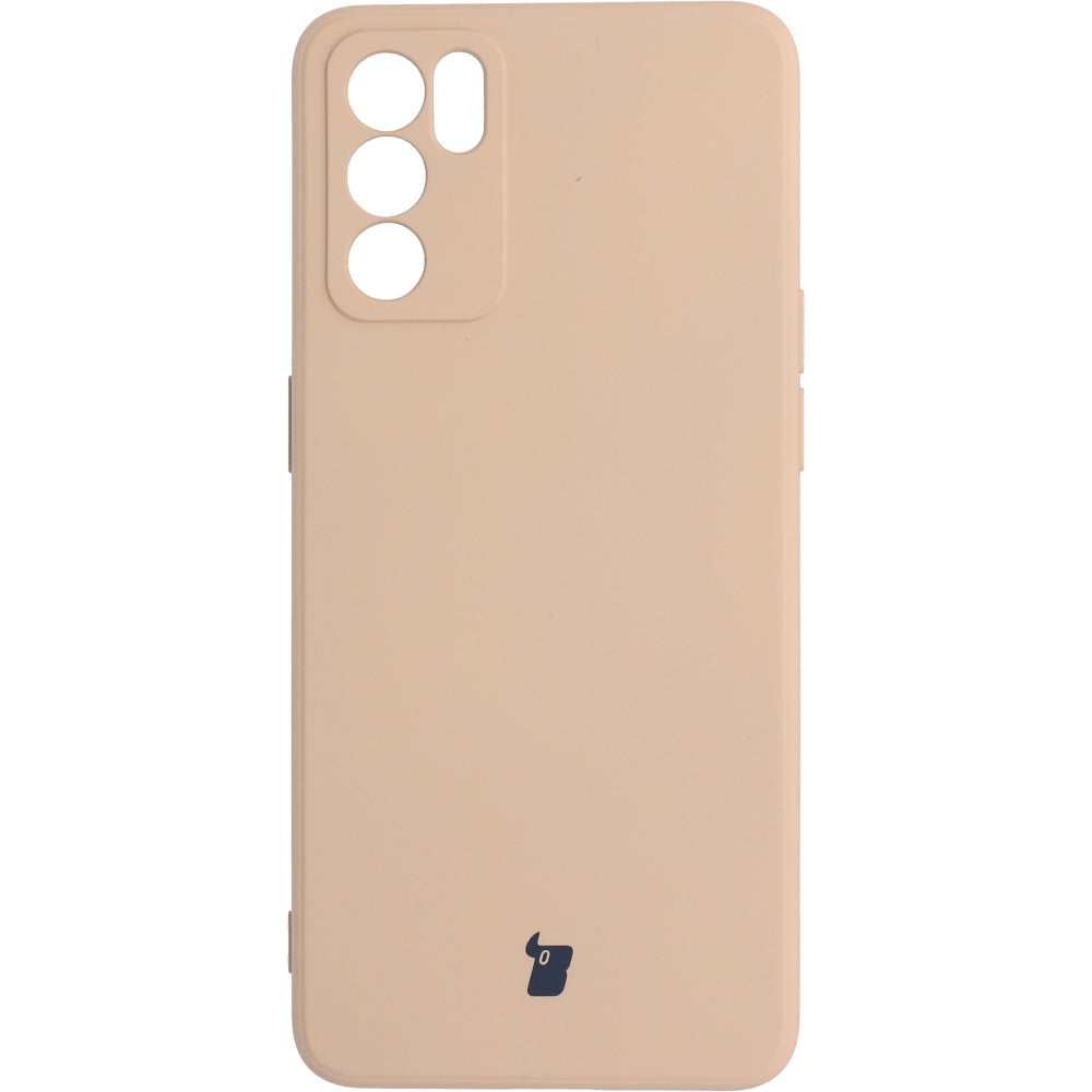 Schutzhülle Bizon Case Silicone für Oppo Reno 6 5G, Hellrosa