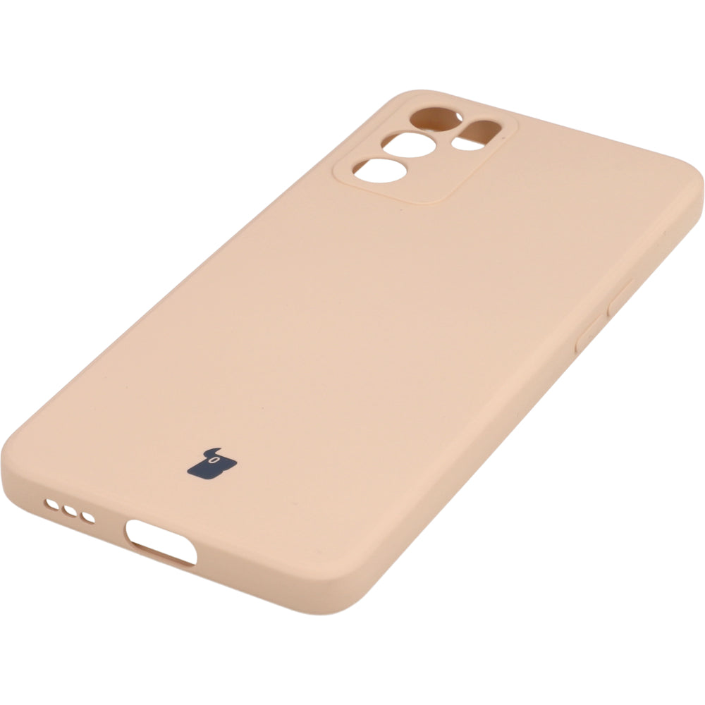 Schutzhülle Bizon Case Silicone für Oppo Reno 6 5G, Hellrosa