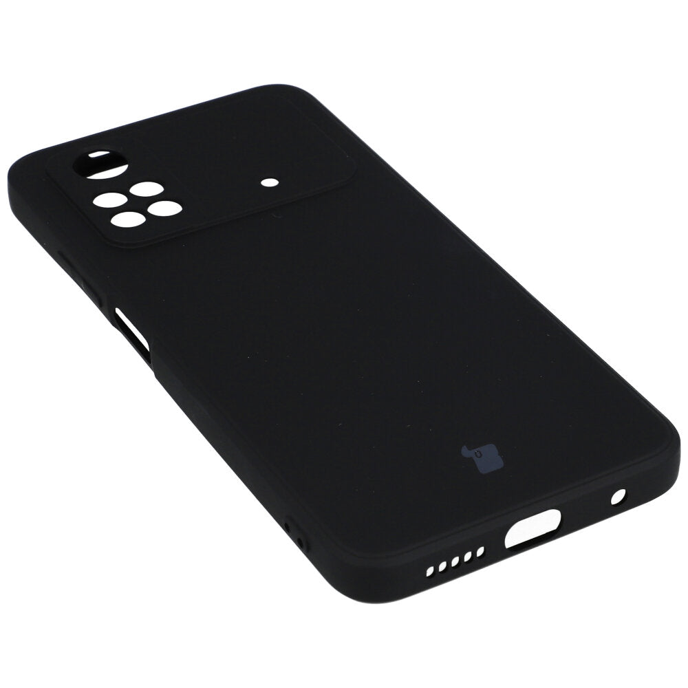 Schutzhülle Bizon Case Silicone für Xiaomi Poco M4 Pro 4G, Schwarz