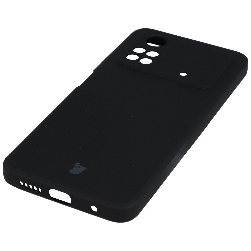 Schutzhülle Bizon Case Silicone für Xiaomi Poco M4 Pro 4G, Schwarz