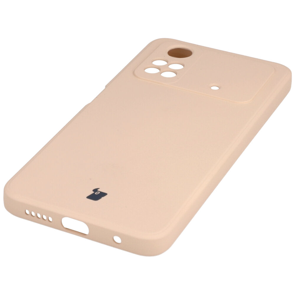 Schutzhülle Bizon Case Silicone für Xiaomi Poco M4 Pro 4G, Rosa