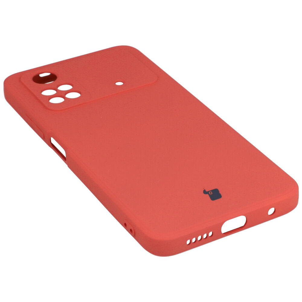 Schutzhülle Bizon Case Silicone für Xiaomi Poco M4 Pro 4G, Dunkelrosa