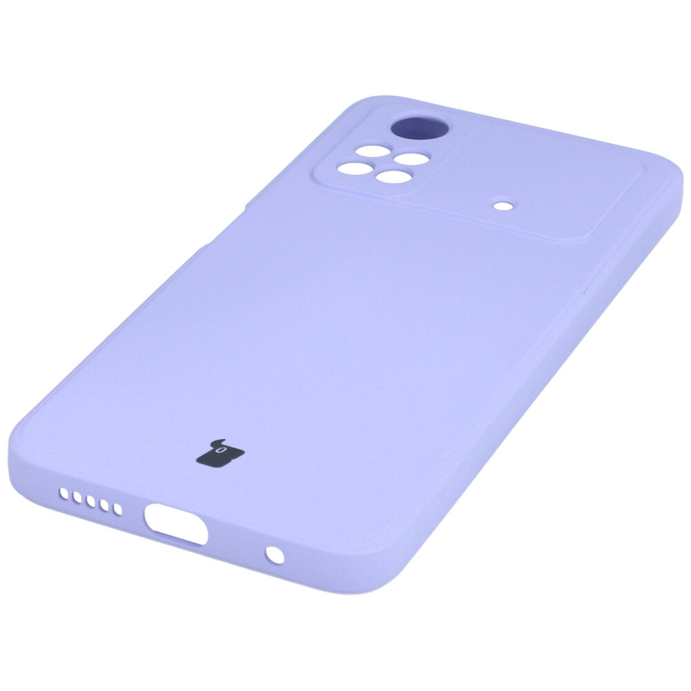 Schutzhülle Bizon Case Silicone für Xiaomi Poco M4 Pro 4G, Violett