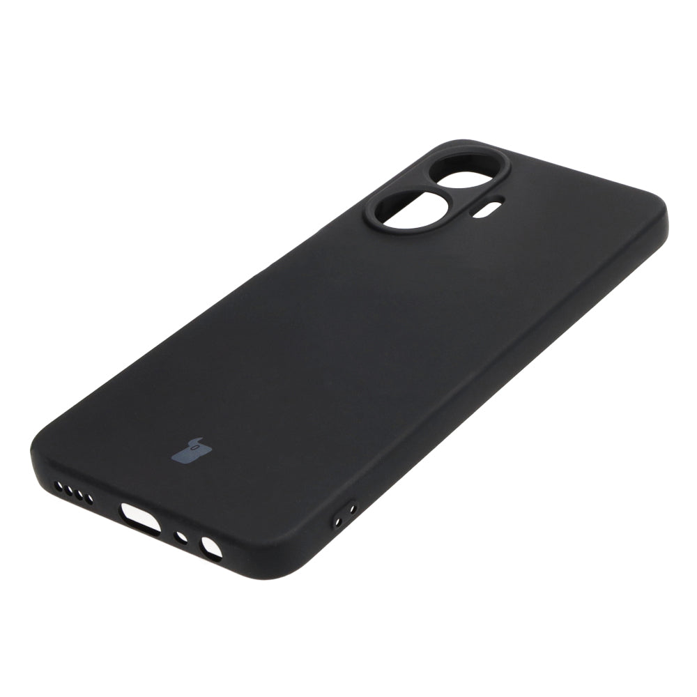 Schutzhülle Bizon Case Silicone für Realme C55, Schwarz