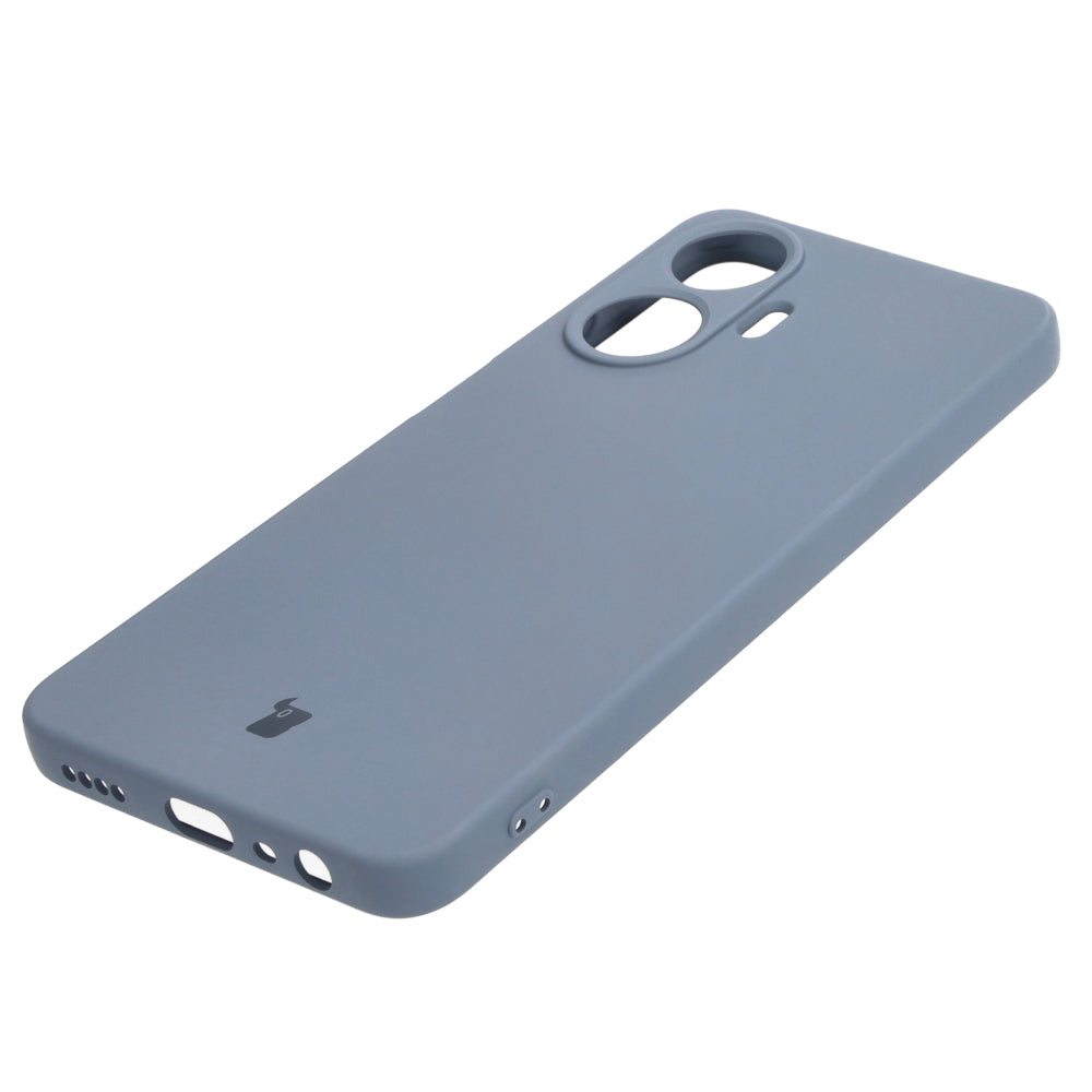 Schutzhülle Bizon Case Silicone für Realme C55, Grau