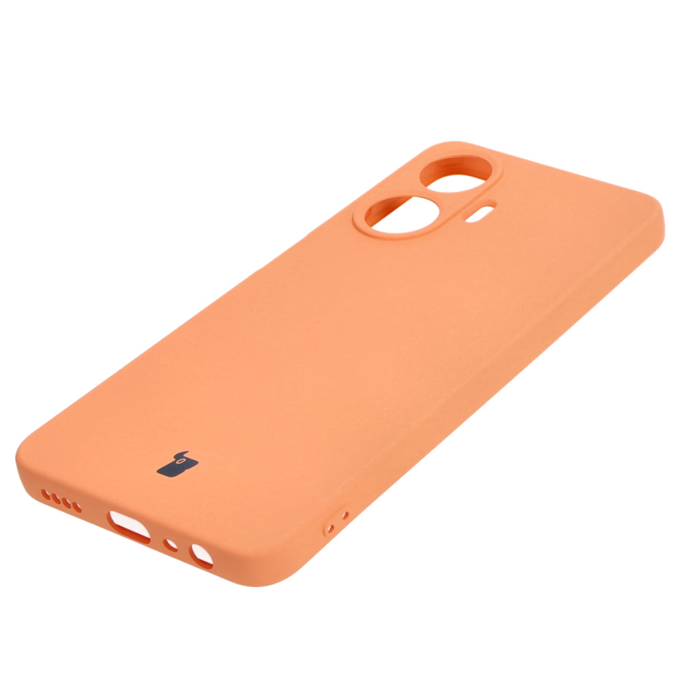Schutzhülle Bizon Case Silicone für Realme C55, Orange