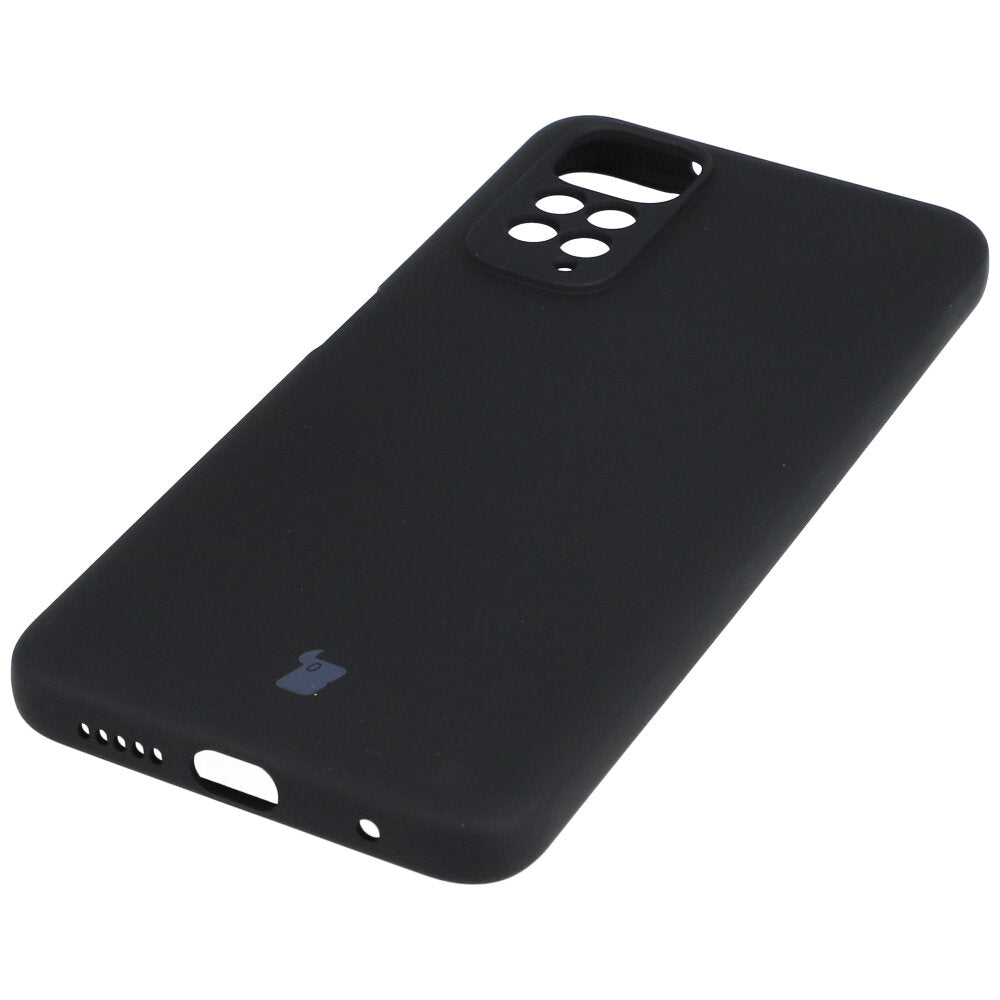 Schutzhülle Bizon Case Silicone für Xiaomi Redmi Note 11/11S, Schwarz