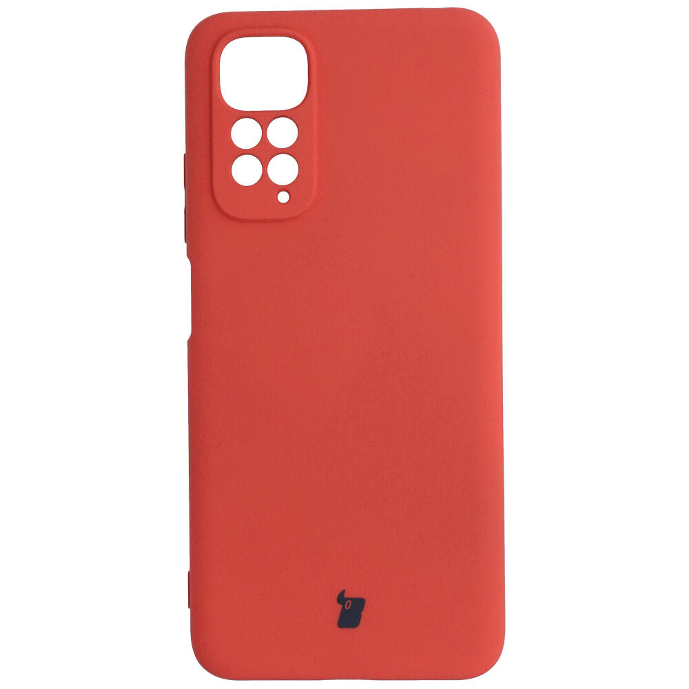 Schutzhülle Bizon Case Silicone für Xiaomi Redmi Note 11/11S, Dunkelrosa