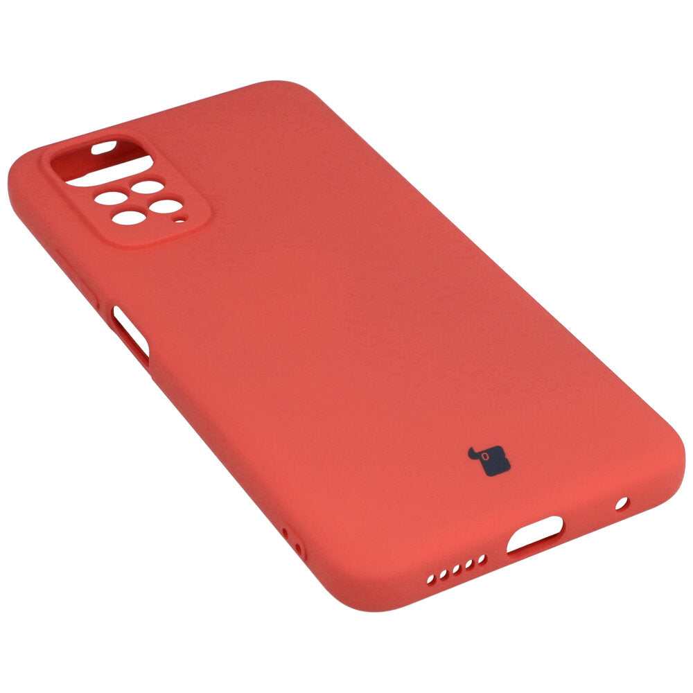 Schutzhülle Bizon Case Silicone für Xiaomi Redmi Note 11/11S, Dunkelrosa