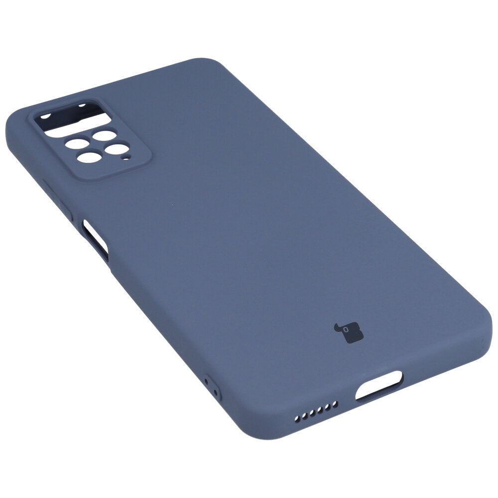 Schutzhülle Bizon Case Silicone für Xiaomi Redmi Note 11 Pro/Pro 5G, Grau