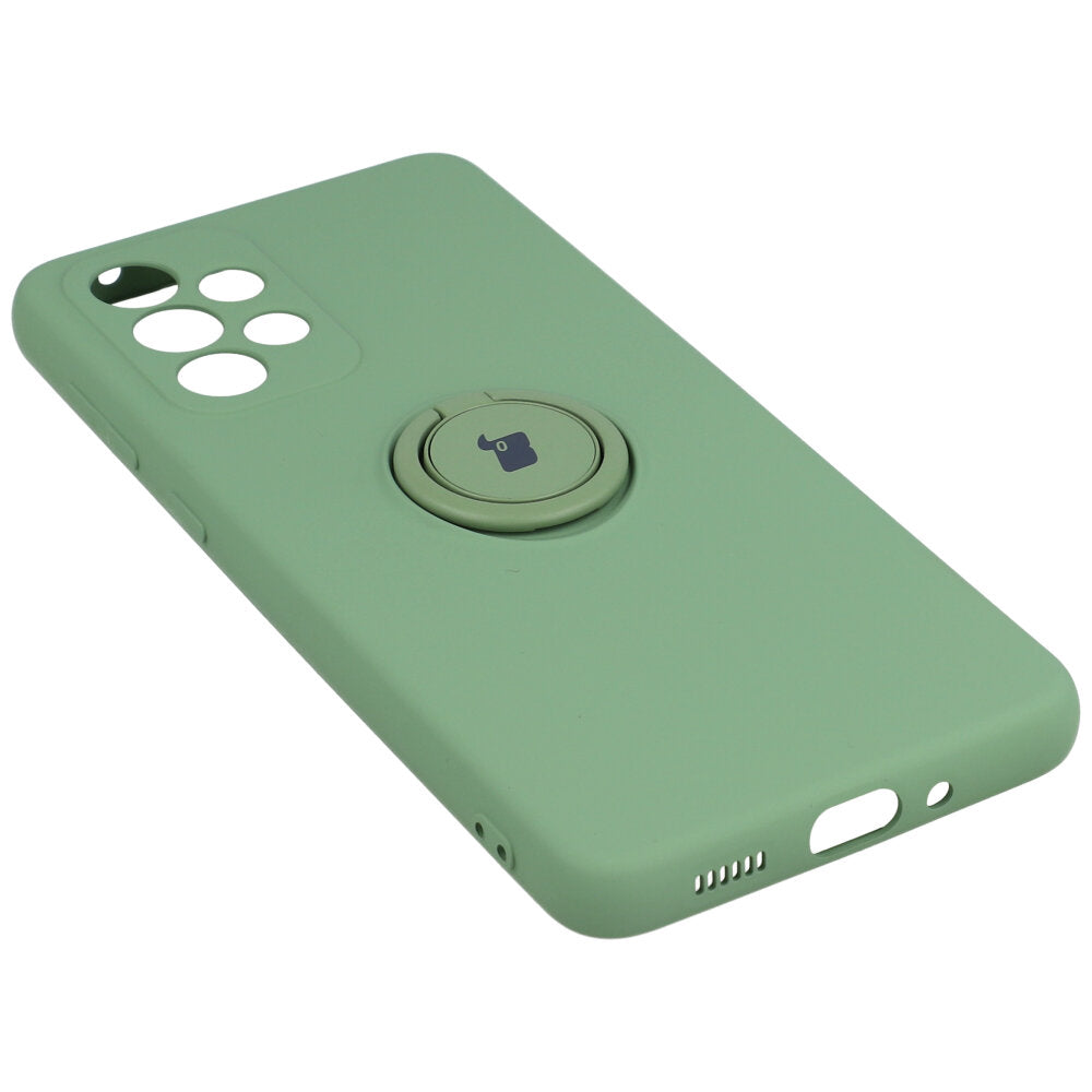 Schutzhülle Bizon Case Silicone Ring für Galaxy A33 5G, Grün