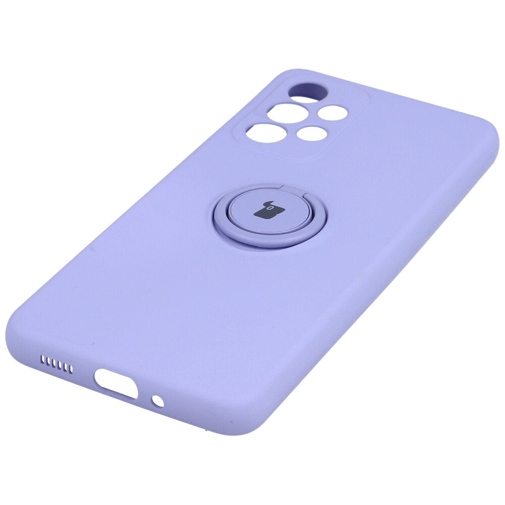 Schutzhülle Bizon Case Silicone Ring für Galaxy A33 5G, Violett