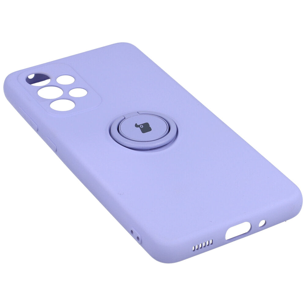 Schutzhülle Bizon Case Silicone Ring für Galaxy A33 5G, Violett