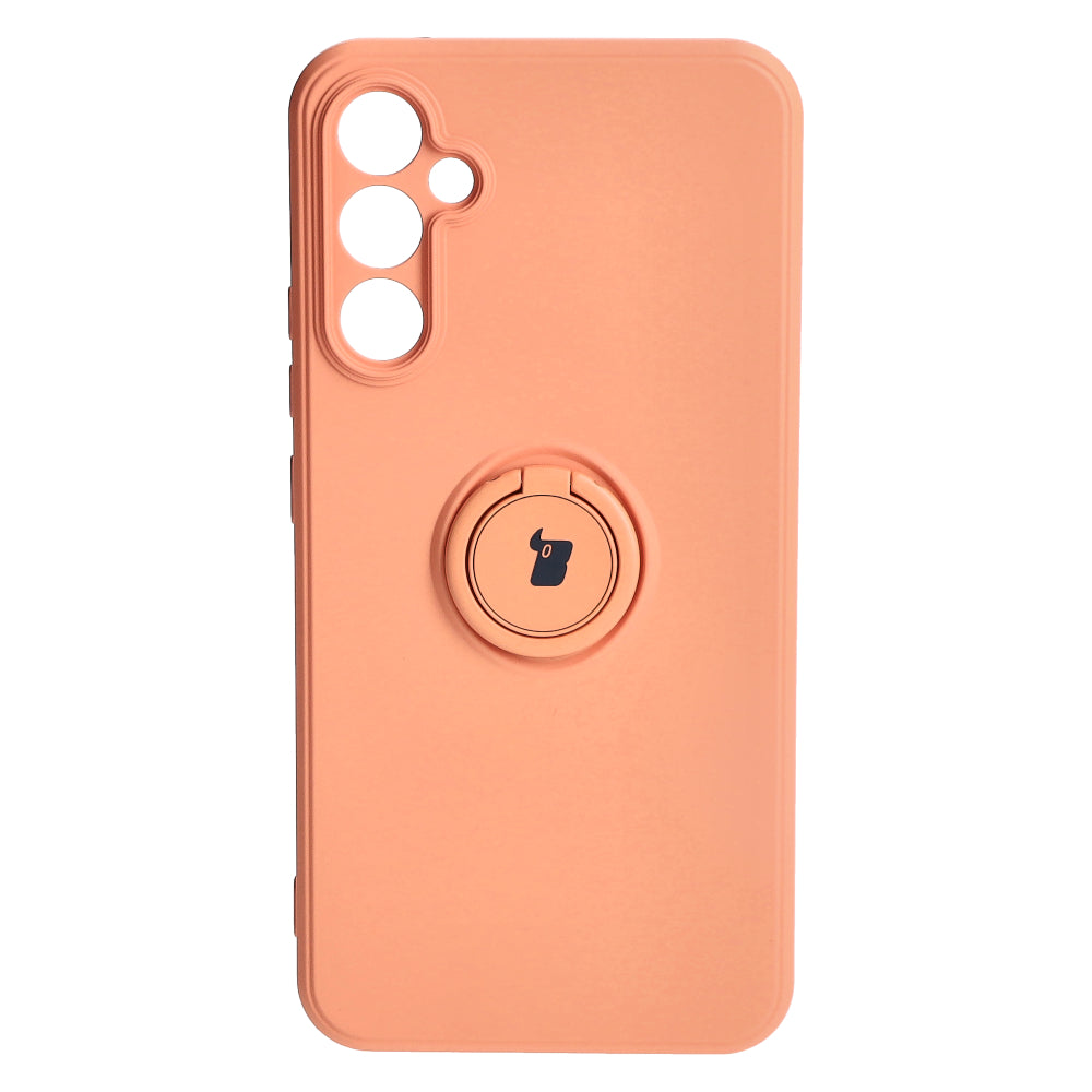 Schutzhülle Bizon Case Silicone Ring Sq für Samsung Galaxy A34 5G, Orange