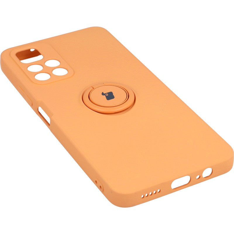 Schutzhülle Bizon Case Silicone Ring für Poco M4 Pro 5G / Redmi Note 11S 5G, Orange