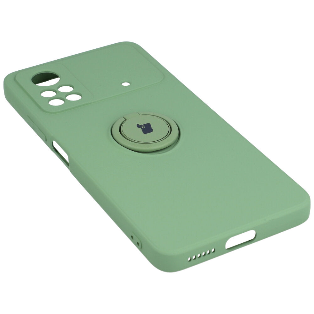 Schutzhülle Bizon Case Silicone Ring für Xiaomi Poco X4 Pro 5G, Grün