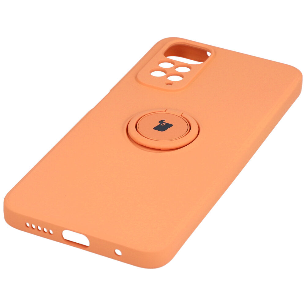 Schutzhülle Bizon Case Silicone Ring für Xiaomi Redmi Note 11/11S, Orange