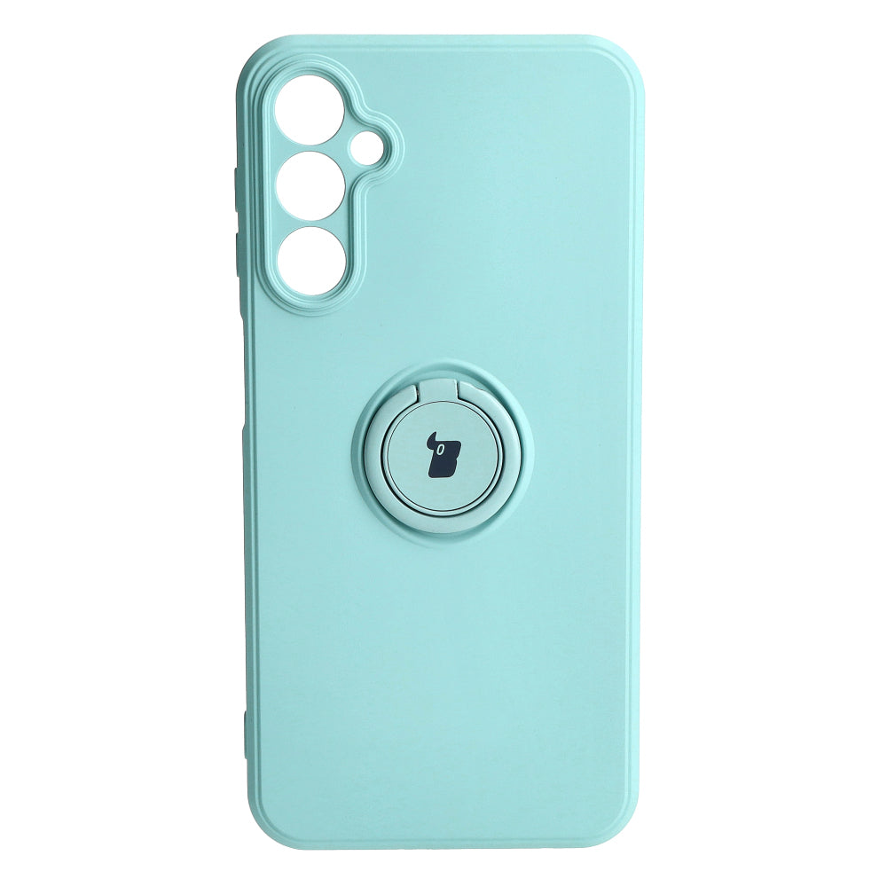 Schutzhülle Bizon Case Silicone Ring Sq für Galaxy A24, Türkis