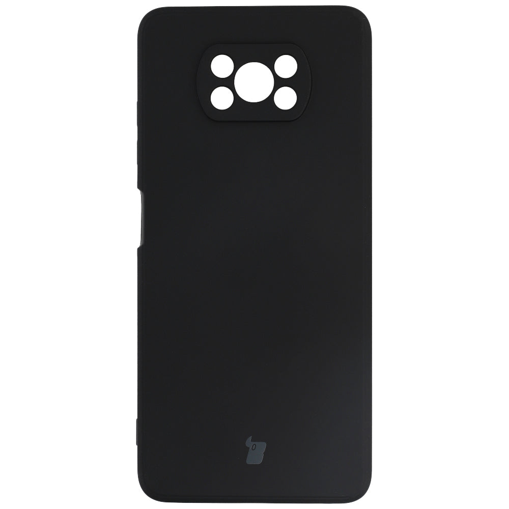 Schutzhülle Bizon Case Silicone für Xiaomi Poco X3 / NFC / Pro, Schwarz