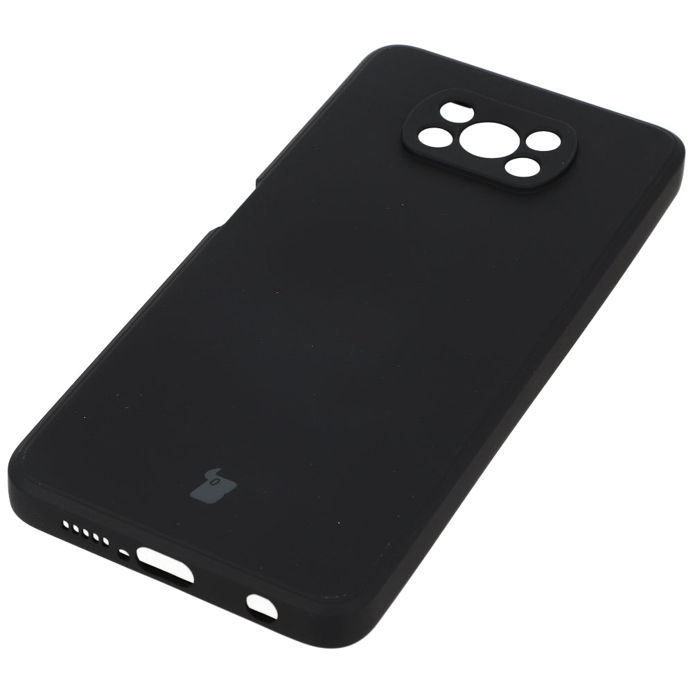 Schutzhülle Bizon Case Silicone für Xiaomi Poco X3 / NFC / Pro, Schwarz